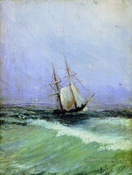 marina 1892 Romantic Ivan Aivazovsky Russian Oil Paintings